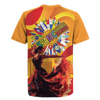 Hispanic Heritage Month Rugby Jersey Espana Flamenco - Wonder Print Shop