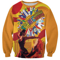 Hispanic Heritage Month Sweatshirt Espana Flamenco - Wonder Print Shop