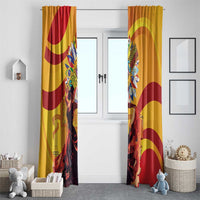 Hispanic Heritage Month Window Curtain Espana Flamenco - Wonder Print Shop