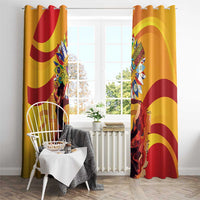 Hispanic Heritage Month Window Curtain Espana Flamenco - Wonder Print Shop