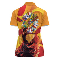 Hispanic Heritage Month Women Polo Shirt Espana Flamenco - Wonder Print Shop