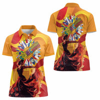 Hispanic Heritage Month Women Polo Shirt Espana Flamenco - Wonder Print Shop