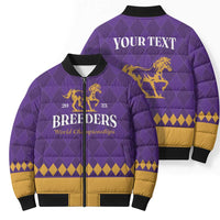 Personalized Breeders Horse Racing 2025 Bomber Puffer Jacket Del Mar Awaits - Wonder Print Shop