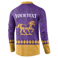 Personalized Breeders Horse Racing 2025 Button Sweatshirt Del Mar Awaits - Wonder Print Shop
