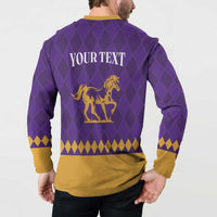 Personalized Breeders Horse Racing 2025 Button Sweatshirt Del Mar Awaits - Wonder Print Shop