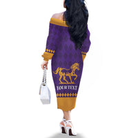 Personalized Breeders Horse Racing 2025 Family Matching Off The Shoulder Long Sleeve Dress and Hawaiian Shirt Del Mar Awaits - Wonder Print Shop