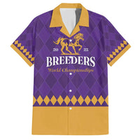 Personalized Breeders Horse Racing 2025 Family Matching Off Shoulder Maxi Dress and Hawaiian Shirt Del Mar Awaits - Wonder Print Shop