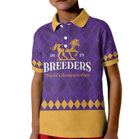 Personalized Breeders Horse Racing 2025 Kid Polo Shirt Del Mar Awaits - Wonder Print Shop