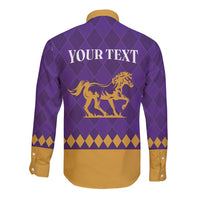Personalized Breeders Horse Racing 2025 Long Sleeve Button Shirt Del Mar Awaits - Wonder Print Shop