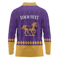 Personalized Breeders Horse Racing 2025 Long Sleeve Polo Shirt Del Mar Awaits - Wonder Print Shop