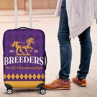 Personalized Breeders Horse Racing 2025 Luggage Cover Del Mar Awaits - Wonder Print Shop