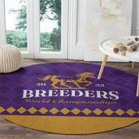 Personalized Breeders Horse Racing 2025 Round Carpet Del Mar Awaits - Wonder Print Shop