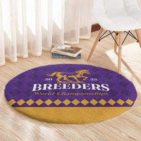 Personalized Breeders Horse Racing 2025 Round Carpet Del Mar Awaits - Wonder Print Shop