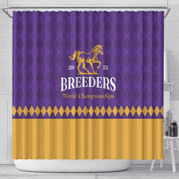 Personalized Breeders Horse Racing 2025 Shower Curtain Del Mar Awaits - Wonder Print Shop