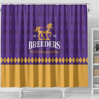 Personalized Breeders Horse Racing 2025 Shower Curtain Del Mar Awaits - Wonder Print Shop