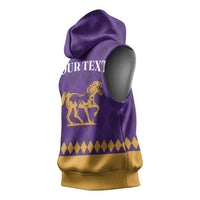 Personalized Breeders Horse Racing 2025 Sleeveless Hoodie Del Mar Awaits - Wonder Print Shop