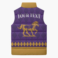 Personalized Breeders Horse Racing 2025 Sleeveless Puffer Jacket Del Mar Awaits - Wonder Print Shop