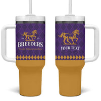 Personalized Breeders Horse Racing 2025 Tumbler With Handle Del Mar Awaits - Wonder Print Shop