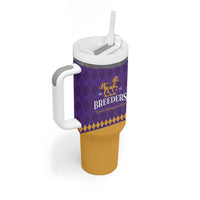 Personalized Breeders Horse Racing 2025 Tumbler With Handle Del Mar Awaits - Wonder Print Shop