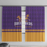 Personalized Breeders Horse Racing 2025 Window Curtain Del Mar Awaits - Wonder Print Shop