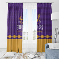 Personalized Breeders Horse Racing 2025 Window Curtain Del Mar Awaits - Wonder Print Shop