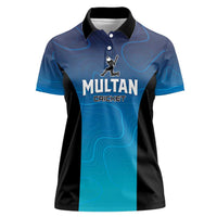 Custom Multan Cricket Women Polo Shirt Sultan Dreams Do Come True - Wonder Print Shop