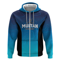 Custom Multan Cricket Zip Hoodie Sultan Dreams Do Come True - Wonder Print Shop
