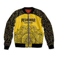Custom Peshawar Cricket Bomber Jacket Hum Zalmi Hum Peshawar - Wonder Print Shop