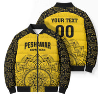 Custom Peshawar Cricket Bomber Puffer Jacket Hum Zalmi Hum Peshawar - Wonder Print Shop