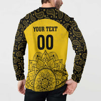 Custom Peshawar Cricket Button Sweatshirt Hum Zalmi Hum Peshawar - Wonder Print Shop