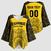 Custom Peshawar Cricket Kimono Sleeve Blouse Hum Zalmi Hum Peshawar - Wonder Print Shop