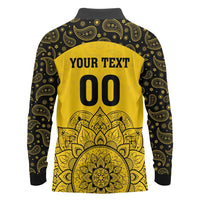 Custom Peshawar Cricket Long Sleeve Polo Shirt Hum Zalmi Hum Peshawar - Wonder Print Shop