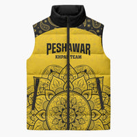 Custom Peshawar Cricket Sleeveless Puffer Jacket Hum Zalmi Hum Peshawar - Wonder Print Shop