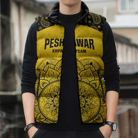 Custom Peshawar Cricket Sleeveless Puffer Jacket Hum Zalmi Hum Peshawar - Wonder Print Shop