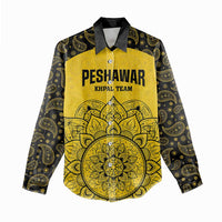 Custom Peshawar Cricket Women Casual Shirt Hum Zalmi Hum Peshawar - Wonder Print Shop