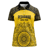 Custom Peshawar Cricket Women Polo Shirt Hum Zalmi Hum Peshawar - Wonder Print Shop