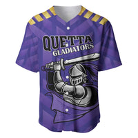 Custom Quetta Cricket Gladiators Baseball Jersey One Force Purple Force - Wonder Print Shop