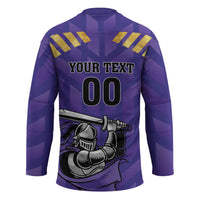 Custom Quetta Cricket Gladiators Hockey Jersey One Force Purple Force - Wonder Print Shop