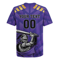 Custom Quetta Cricket Gladiators Rugby Jersey One Force Purple Force - Wonder Print Shop