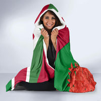 personalised-suriname-independence-day-hooded-blanket-lesser-kiskadee-with-scarlet-jungle-flame-flower