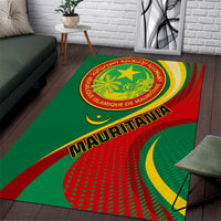 Mauritania Independence Day Area Rug Mauritanian Seal Special Version - Wonder Print Shop