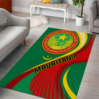 Mauritania Independence Day Area Rug Mauritanian Seal Special Version - Wonder Print Shop