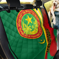 Mauritania Independence Day Back Car Seat Cover Mauritanian Seal Special Version - Wonder Print Shop