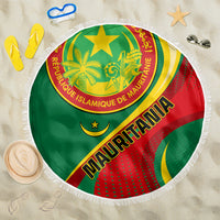 Mauritania Independence Day Beach Blanket Mauritanian Seal Special Version - Wonder Print Shop