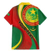 Personalised Mauritania Independence Day Family Matching Mermaid Dress and Hawaiian Shirt Mauritanian Seal Special Version - Wonder Print Shop