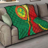 Mauritania Independence Day Quilt Mauritanian Seal Special Version - Wonder Print Shop