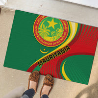 Mauritania Independence Day Rubber Doormat Mauritanian Seal Special Version - Wonder Print Shop