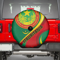 Mauritania Independence Day Spare Tire Cover Mauritanian Seal Special Version - Wonder Print Shop