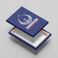Football Uzbekistan Canvas Wall Art Milliy Jamoa Blue Version - Wonder Print Shop