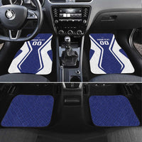 Custom Football Uzbekistan Car Mats Milliy Jamoa Blue Version - Wonder Print Shop